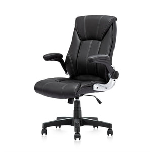 Open image in slideshow, Office Chair Commercial Ergonomic High-Back Bonded Leather Executive Chair
